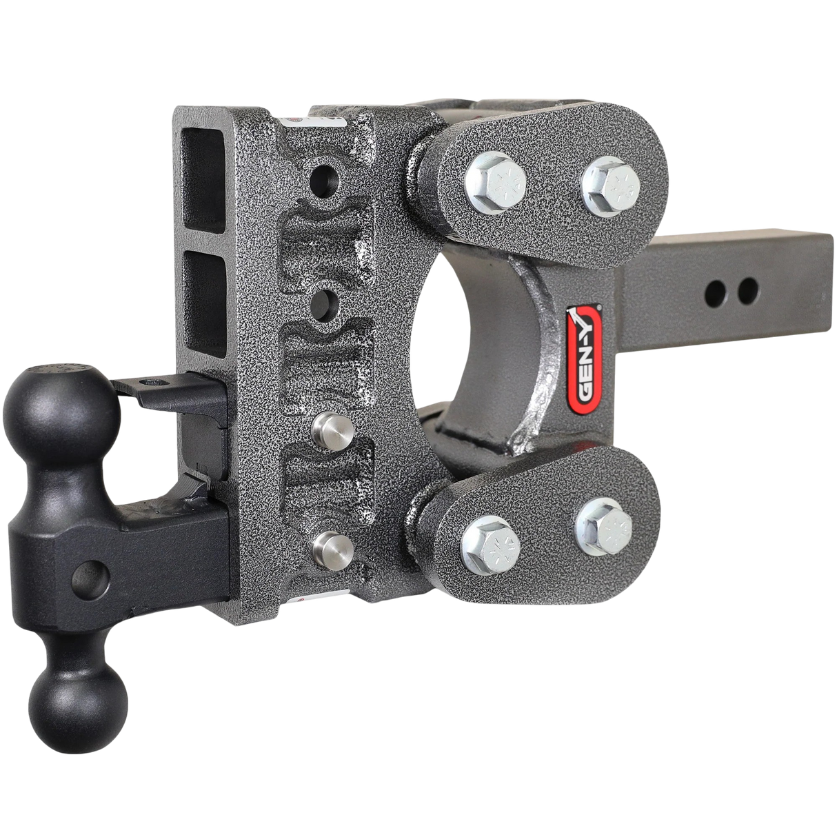 Gen-Y | The Boss Torsion-Flex 16k Drop Hitch | 5" Drop | 2.5" Shank | Dual Ball Mount & Pintle Lock (GH-1124)