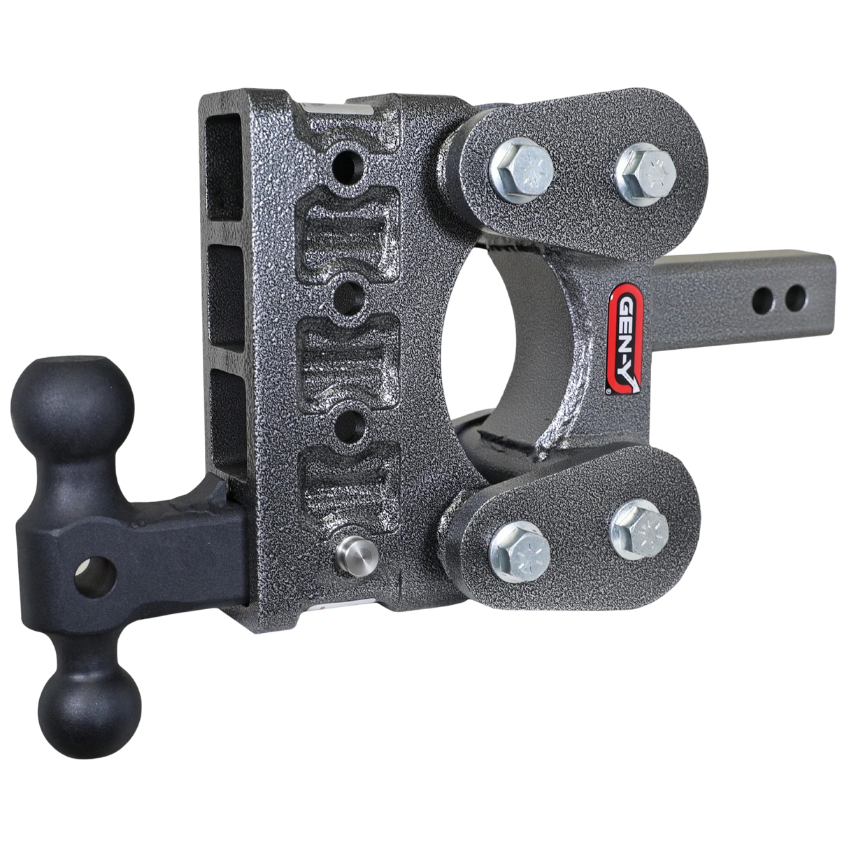 Gen-Y | The Boss Torsion-Flex 16k Drop Hitch | 5" Drop | 2" Shank | Dual Ball Mount (GH-1214)