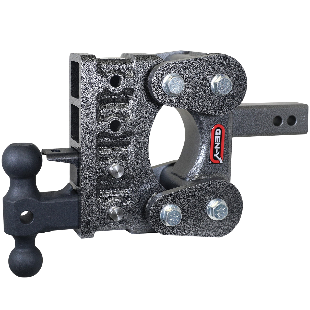 Gen-Y | The Boss Torsion-Flex 16k Drop Hitch | 5" Drop | 2" Shank | Dual Ball Mount & Pintle Lock (GH-1224)