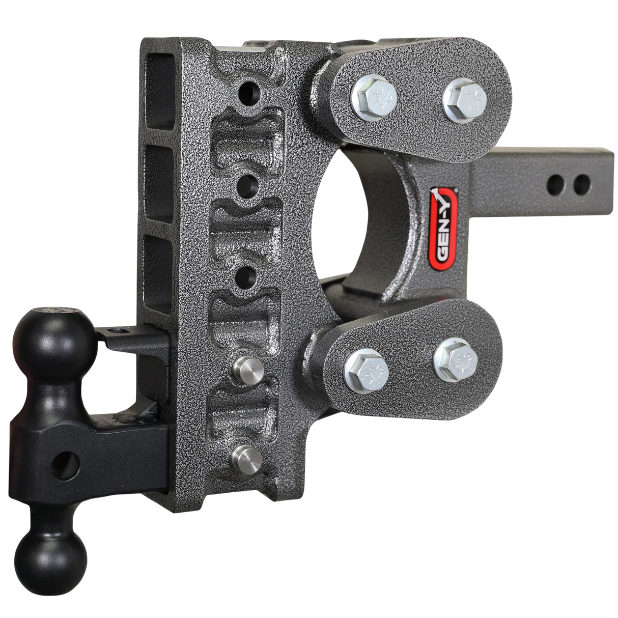 Gen-Y | The Boss Torsion-Flex 16k Drop Hitch | 7.5" Drop | 2" Shank | Dual Ball Mount & Pintle Lock (GH-1225)