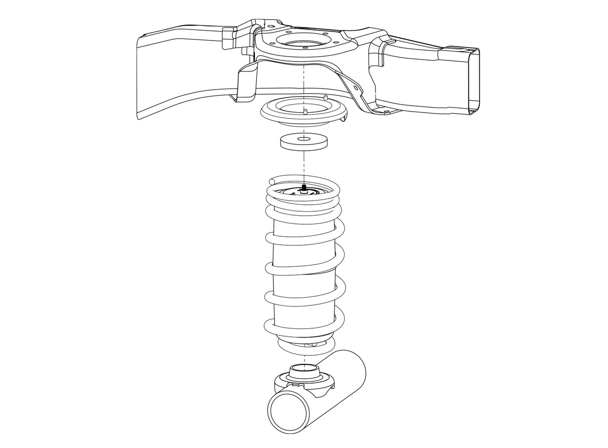 2019-2026 Ram 1500 ALPHA SD Rear Air Suspension Kit (HP10686)