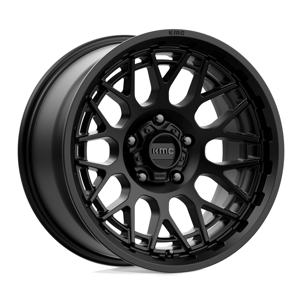 KMC KM722 TECHNIC - Satin Black-Wheels-KMC-KM72229050700-Dirty Diesel Customs