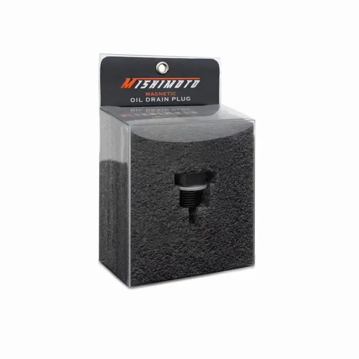Magnetic Black Oil Drain Plug M14 x 1.5 (MMODP-1415B)-Oil Drain Plug-Mishimoto-Dirty Diesel Customs