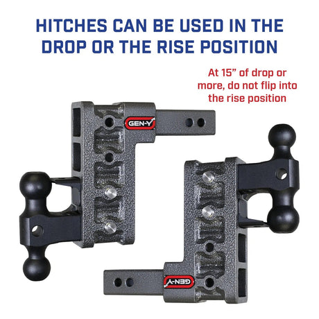 Mega-Duty 10K Drop Hitch 2" Shank-Drop Hitch-Gen-Y Hitch-Dirty Diesel Customs
