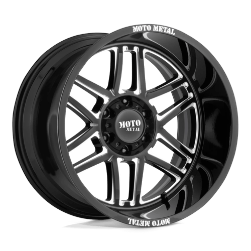 Moto Metal MO992 FOLSOM - Gloss Black Milled-Wheels-Moto Metal-Dirty Diesel Customs