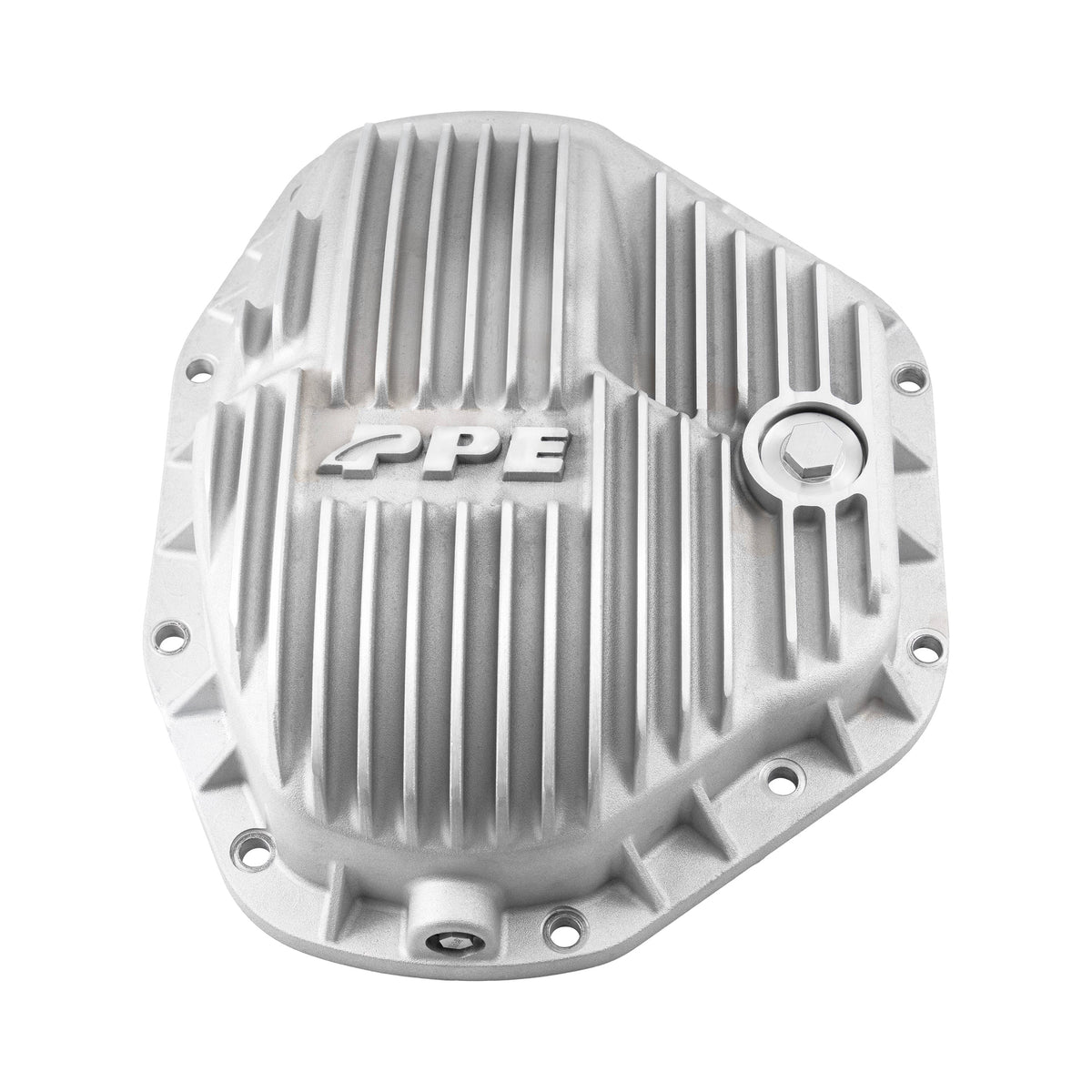 PPE 1994-2016 Powerstroke & Cummins Dana 80 10-Bolt Heavy-Duty Cast Aluminum Rear Differential Cover, raw finish