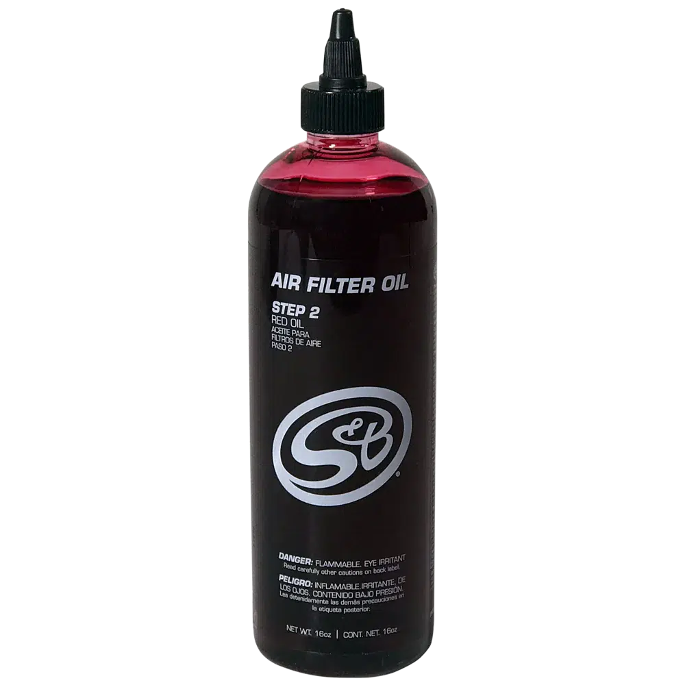 S&B 16 oz. Air Filter Oil -Red (88-0010)-Intake Oil Kit-S&B Filters-Dirty Diesel Customs