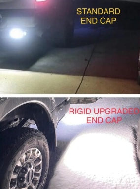 2020-2026 GMC/CHEVROLET 2500/3500 HD HITCH BARS: FLOOD - GMC/CHEVROLET HITCH BARS ™ RIGID 6" SR-Q MIDNIGHT SERIES W / R