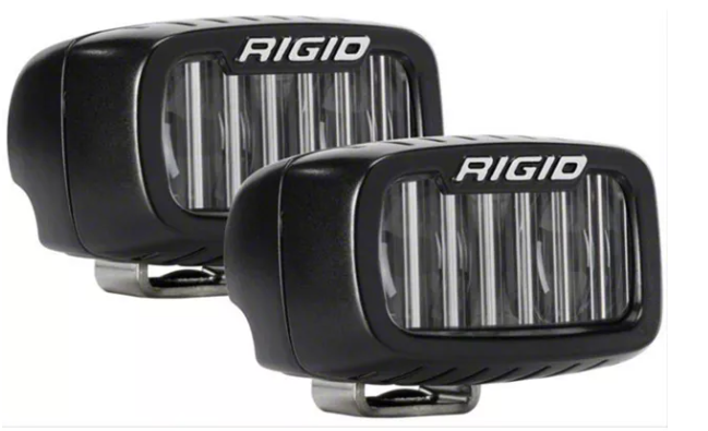 2020-2022 FORD F250-F450 Front Fog Light Kit - RIGID D SERIES AND SR-M SAE