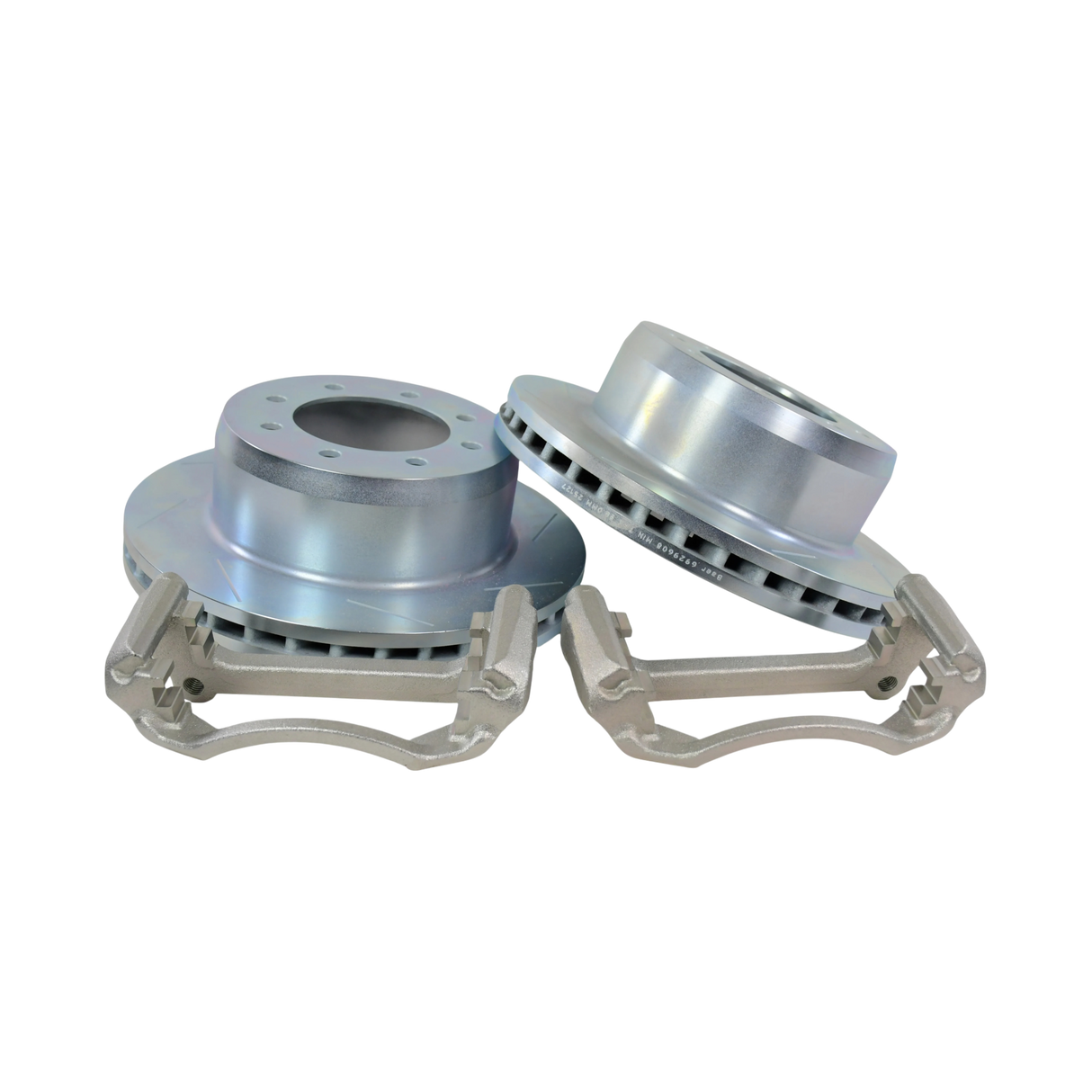 2013-2022 Powerstroke Big Claw HD Performance Rear Rotors (2262033-2)-Brake Rotors-Baer Brakes-Dirty Diesel Customs