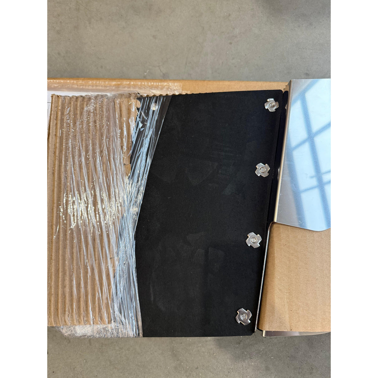 Trigger Industries Standard Height Mud Flaps 12" / Polished Stainless (garage-sale-TI-SH-12-PS)-Mud Flap-Trigger Industries-Dirty Diesel Customs