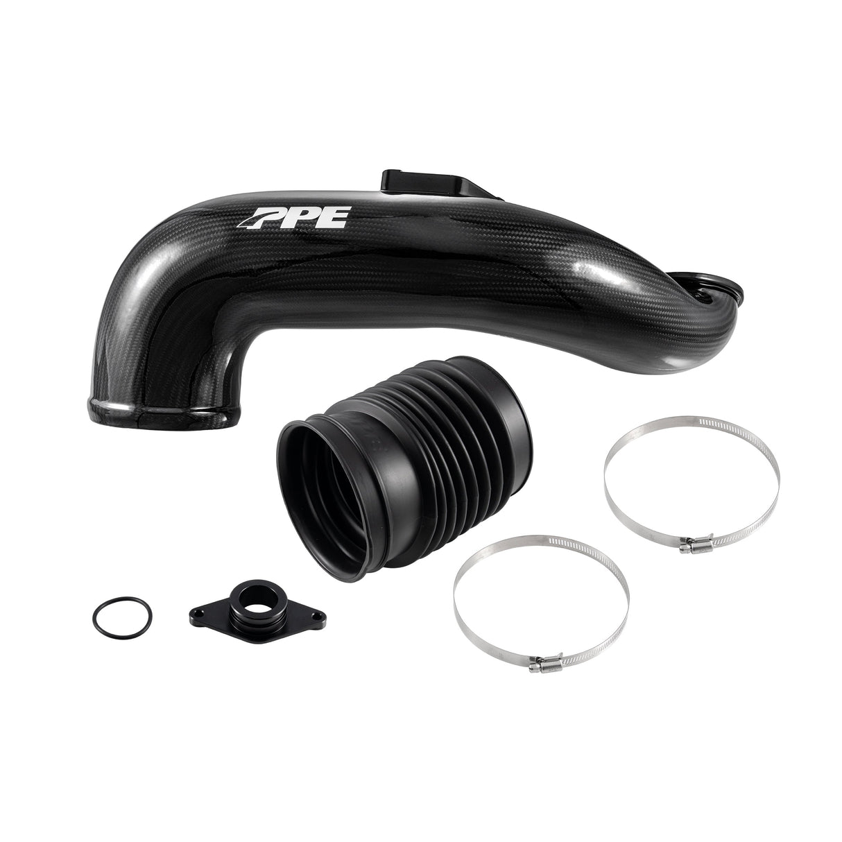 2011-2016 Duramax Turbo Inlet Upgrade Kit - Carbon Weave (115005060)
