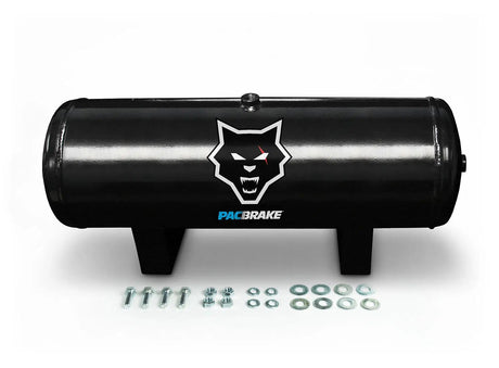 Universal 2 ½ Gallon Carbon Steel Basic Air Tank Kit w/ Hardware (HP10093)-Air Tank-PACBRAKE-Dirty Diesel Customs
