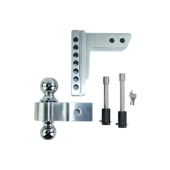 Universal Ball Mount 2" Shank, 6" Drop (HP10461-X)-Drop Hitch-PACBRAKE-HP10461-1-Dirty Diesel Customs