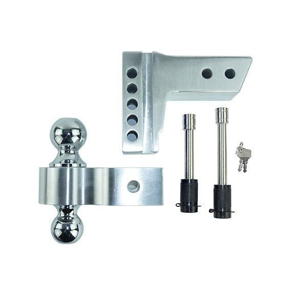 Universal Ball Mount 2.5" Shank, 4" Drop (HP10462-X)-Drop Hitch-PACBRAKE-HP10462-1-Dirty Diesel Customs