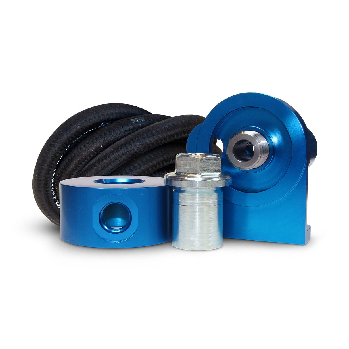 Universal Cummins M27 X 20. Oil Filter Relocation Kit (HP10125)-Oil Filter Relocation Kit-PACBRAKE-Dirty Diesel Customs