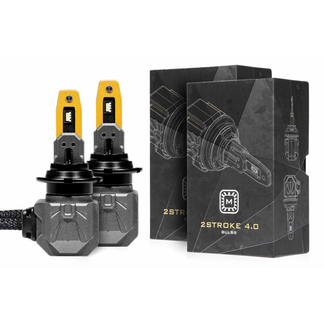 Universal D2H 2Stroke 4.0 LED Bulbs (Pair) (LED2000)-LED Bulb-Morimoto-Dirty Diesel Customs