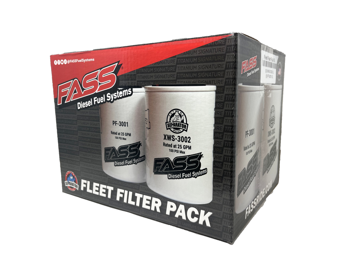 Universal Fleet Filter Pack (FLP3000)-Filter Kit-Fass Fuel Systems-Dirty Diesel Customs