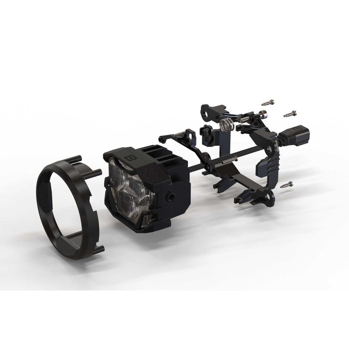 Universal Ford/Subaru 4Banger S Type Fog Light Brackets (BAF016)-Fog Lights-Morimoto-Dirty Diesel Customs