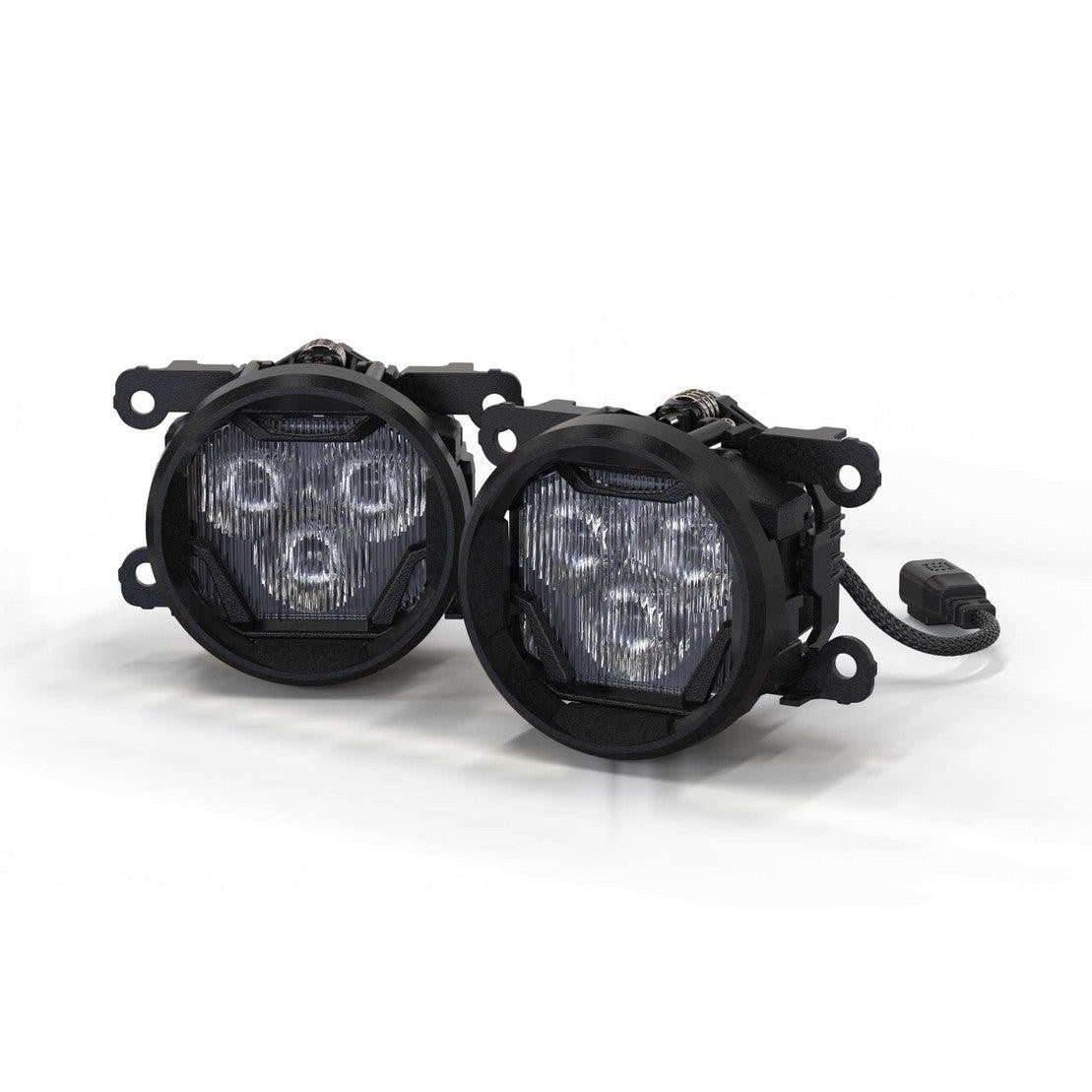 Universal Ford/Subaru 4Banger S Type Fog Light Brackets (BAF016)-Fog Lights-Morimoto-Dirty Diesel Customs
