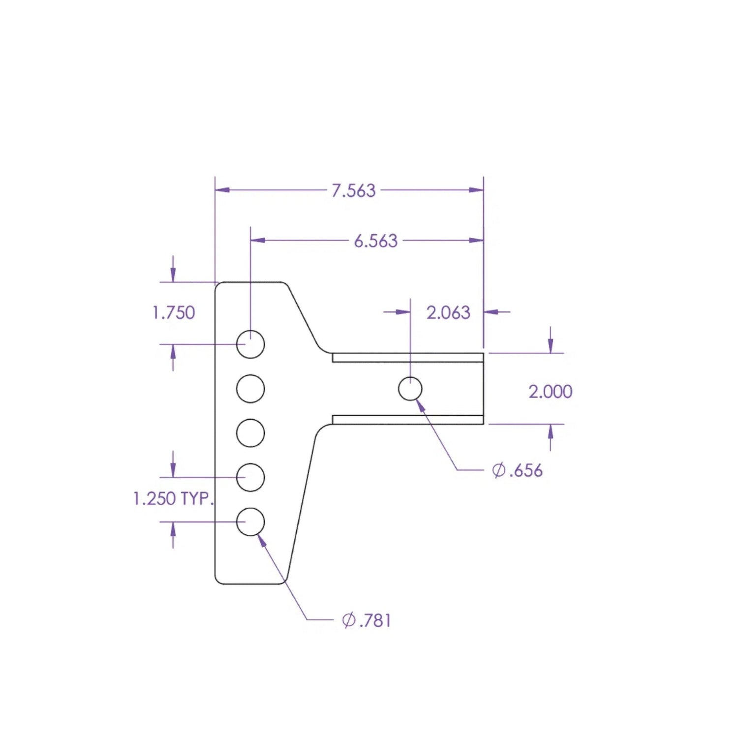 Universal GEN-Y Weight Distribution Shank (GH-0XXX)-Towing Accessories-Gen-Y Hitch-Dirty Diesel Customs