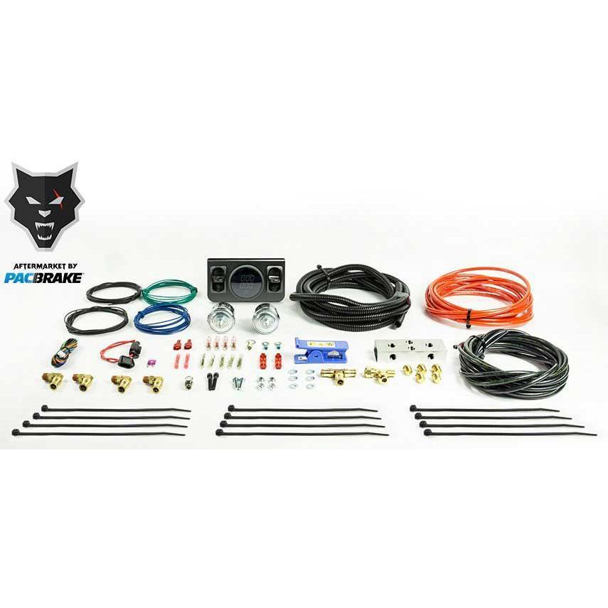 Universal Independent Paddle Valve In-Cab Control Kit W/ Digital Gauge (HP10272)-In-Cab Control Kit-PACBRAKE-Dirty Diesel Customs