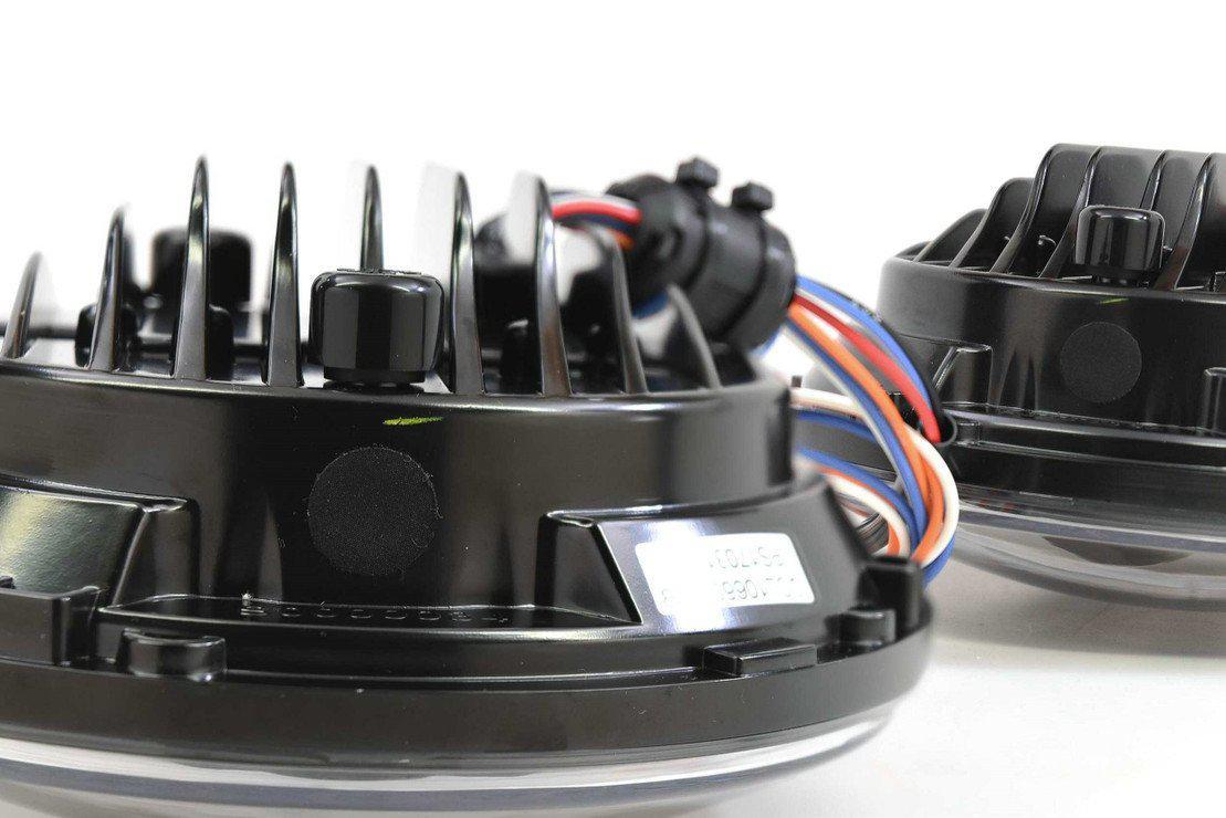 Universal Individual Round Black Sealed Bi-LED 2.0 7" (LF271)-LED Bulb-Morimoto-Dirty Diesel Customs