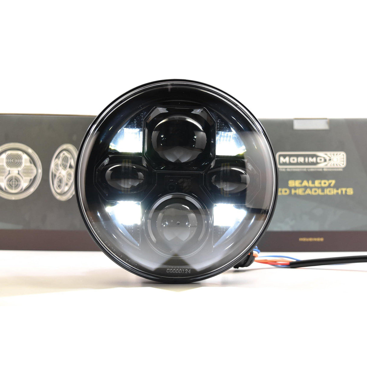 Universal Individual Round Black Sealed Bi-LED 2.0 7" (LF271)-LED Bulb-Morimoto-Dirty Diesel Customs