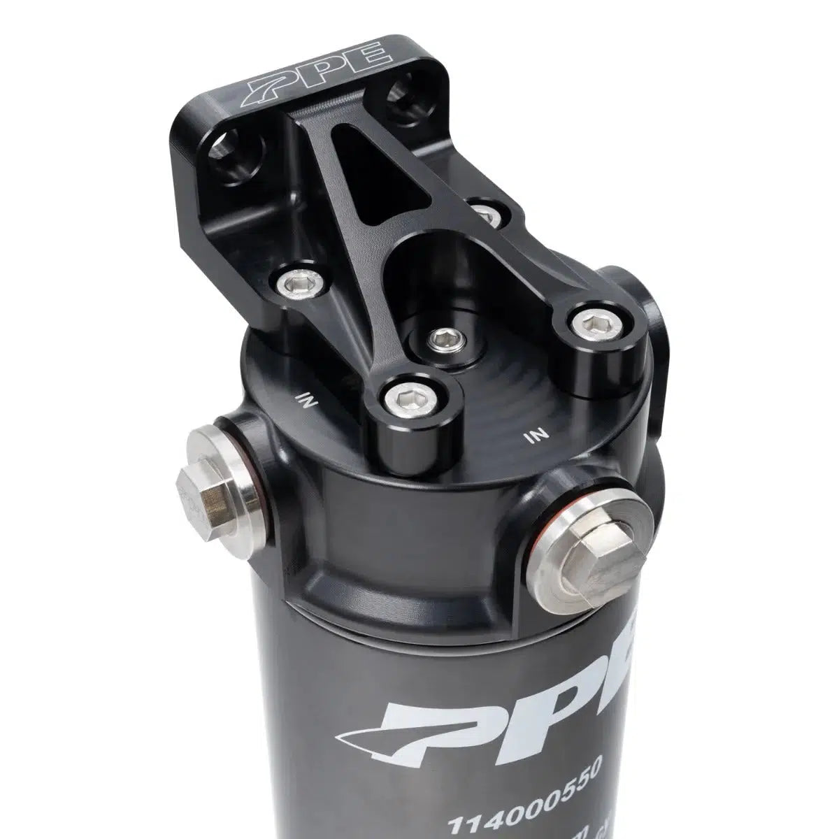 Universal Oil Filter Mount Aluminum Billet (114002100)-Fuel Filter Relocation Kit-PPE-Dirty Diesel Customs