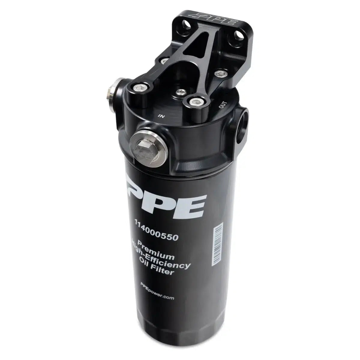 Universal Oil Filter Mount Aluminum Billet (114002100)-Fuel Filter Relocation Kit-PPE-Dirty Diesel Customs