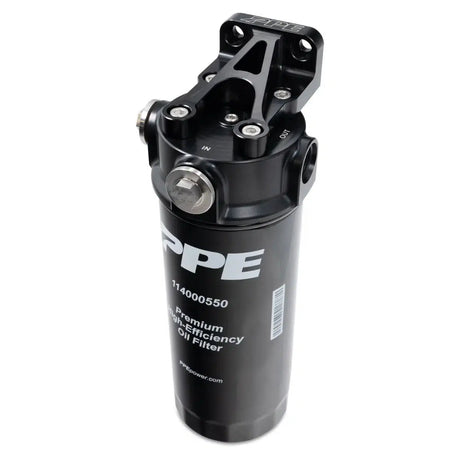 Universal Oil Filter Mount Aluminum Billet (114002100)-Fuel Filter Relocation Kit-PPE-Dirty Diesel Customs