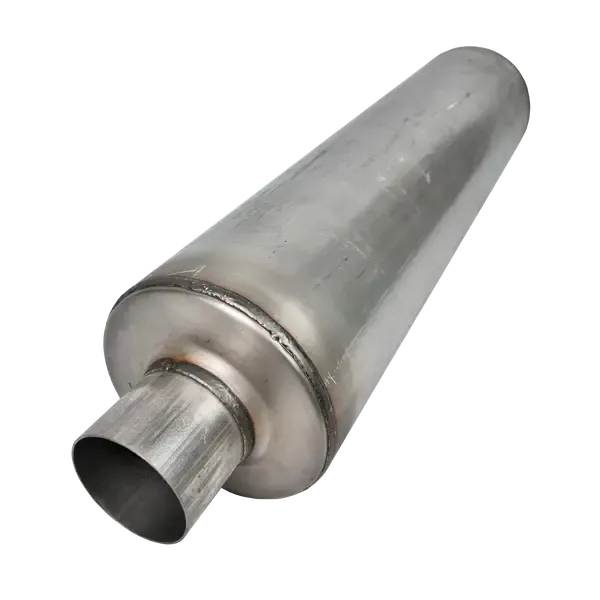 Universal Round Aluminized 8" Baffle Muffler (8880 / 8990)-Muffler-Mel's Manufacturing-Dirty Diesel Customs
