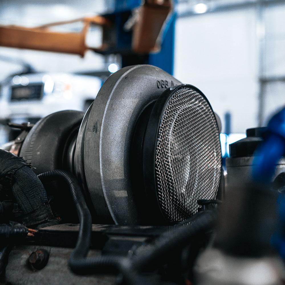 Universal S&B Turbo Screen Guard W/ Velocity Stack (Black) (77-30XX)-Turbo Kit Accessory-S&B Filters-Dirty Diesel Customs