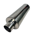 Universal Stainless 8" Round Fiberglass Packed Muffler (7185 / 7195 / 7186 / 7196 / M12772 / M12773)-Muffler-Mel's Manufacturing-Dirty Diesel Customs
