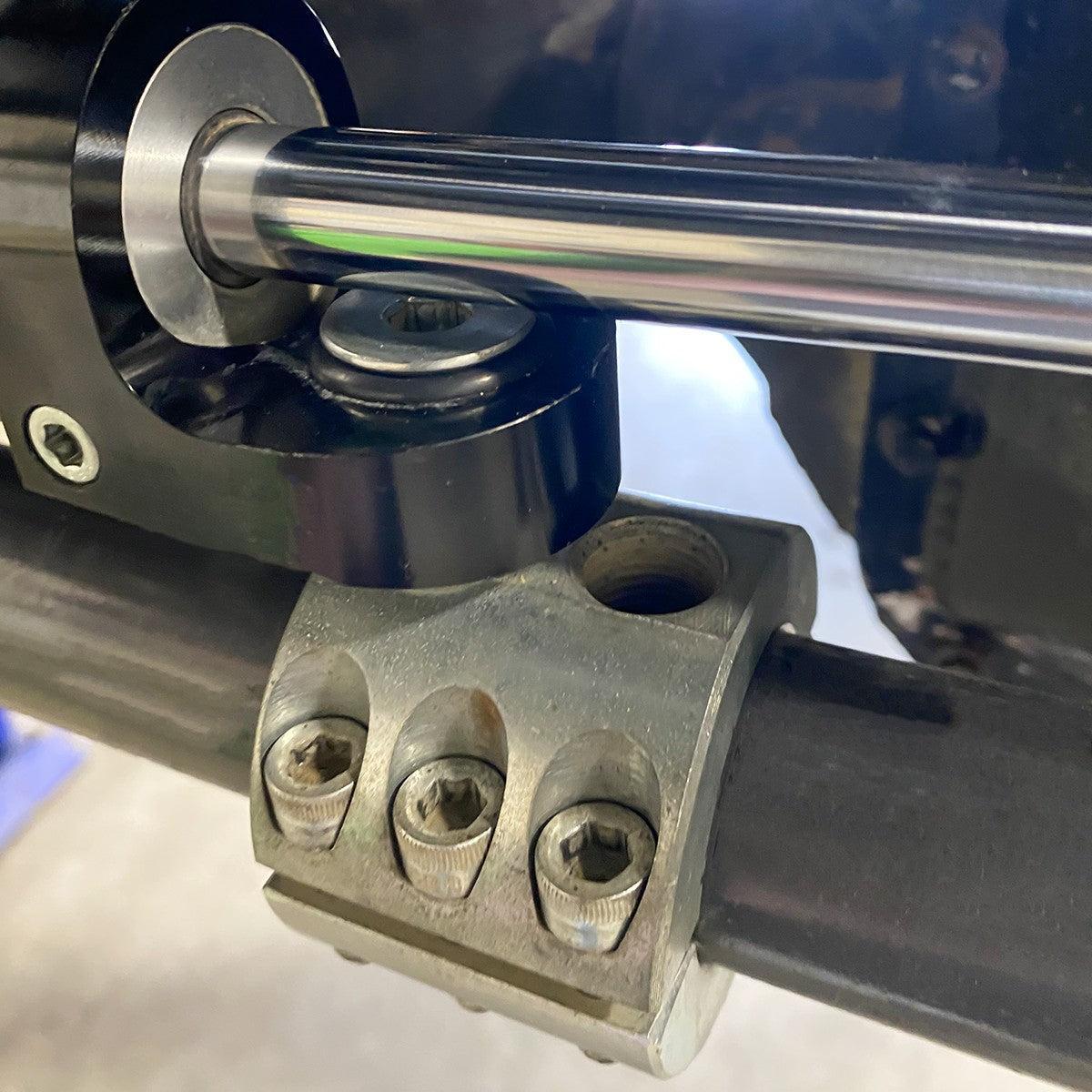 Universal Steering Stabilizer Clamp Adapter for FOX TS & ATS (4051-01)-Steering Stabilizer Brackets-Synergy MFG-Dirty Diesel Customs