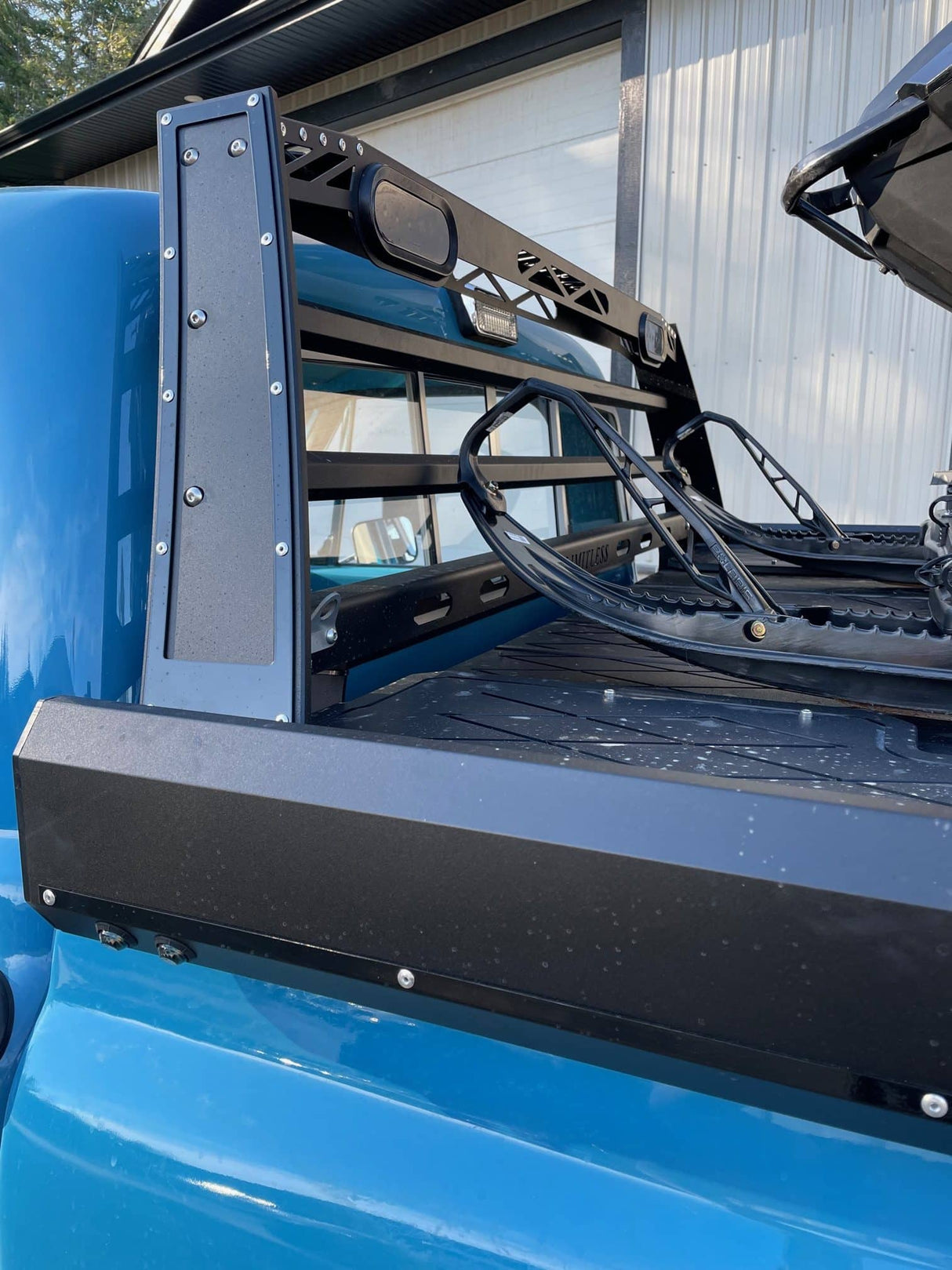 Universal Top Headache Rack Bar Upgrade w/ Stop/Tail/Turn Lights (SLD-HEAD-UPG)-Sled Deck-Limitless-Dirty Diesel Customs