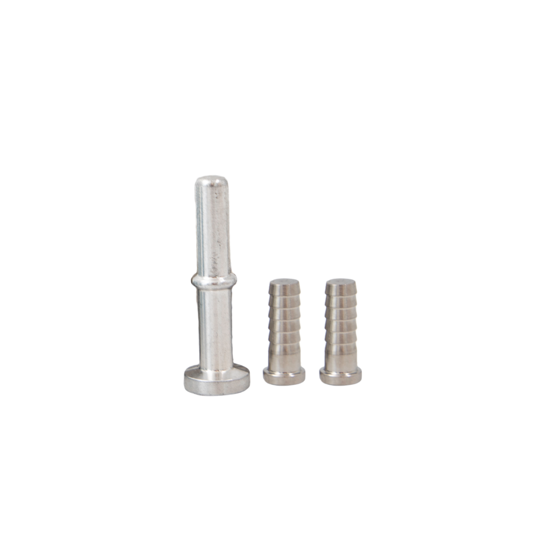 9th injector plugs for 2017-2026 L5P Duramax, three 1/4" internal plugs machined in Canada from 6061 billet aluminum