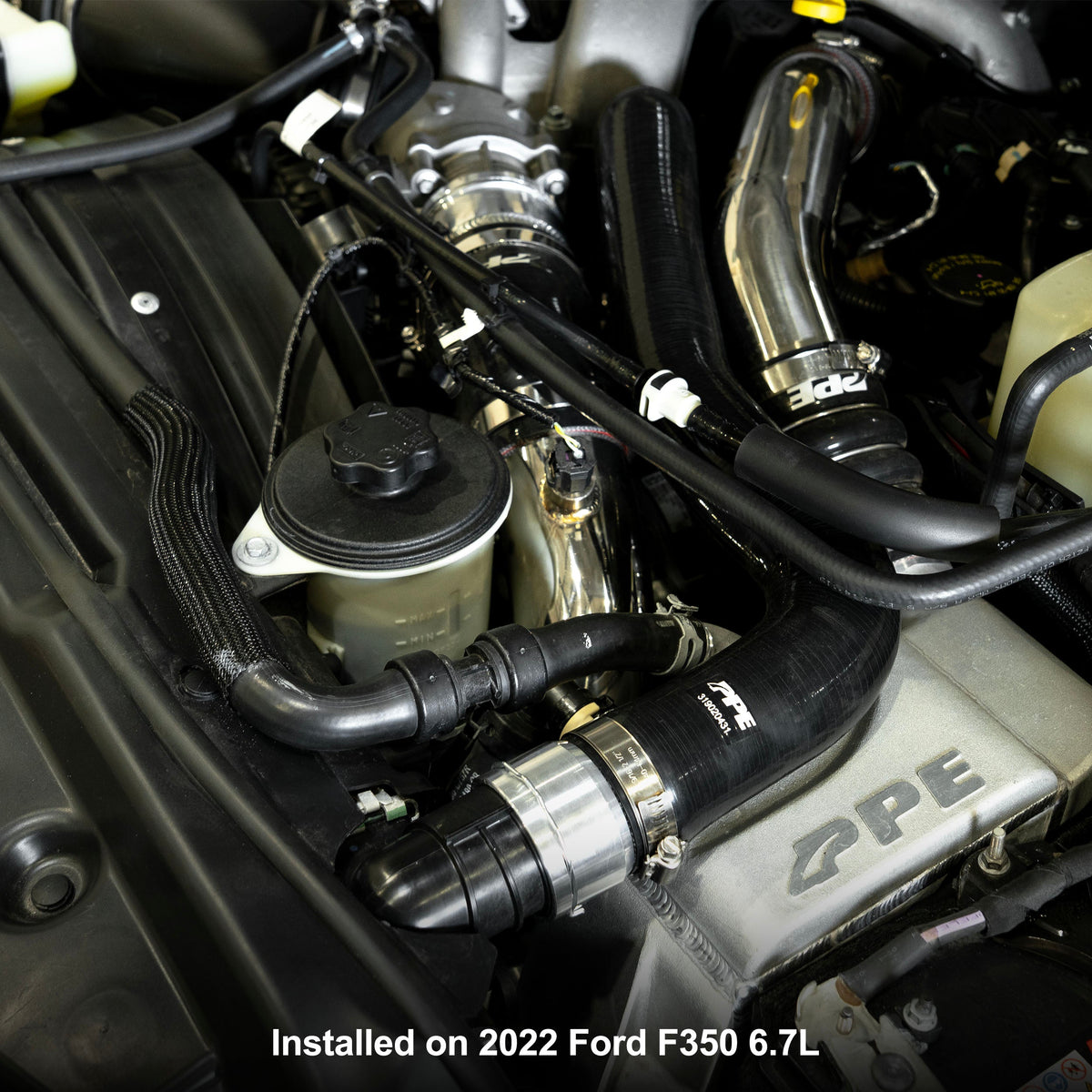 PPE 2017-2026 Powerstroke 6.7L Silicone Upper Coolant Hose Kit
