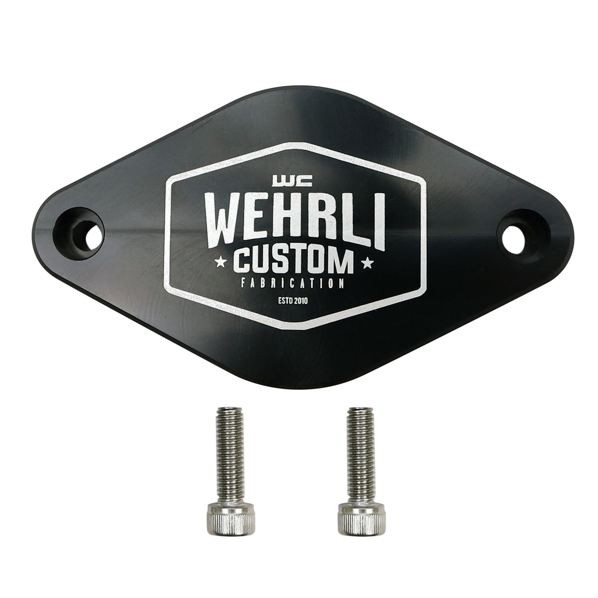 2011-2016 Duramax Turbo Resonator Billet Block Off Plate - Wehrli Custom Fabrication