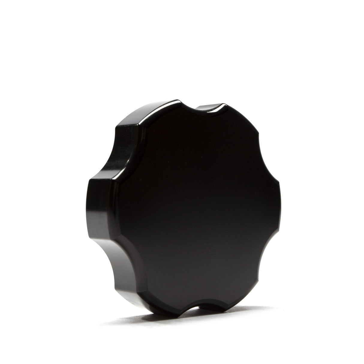 2017-2026 Powerstroke Billet Aluminum Power Steering Reservoir Cap, Black Anodized - Wehrli Custom Fabrication