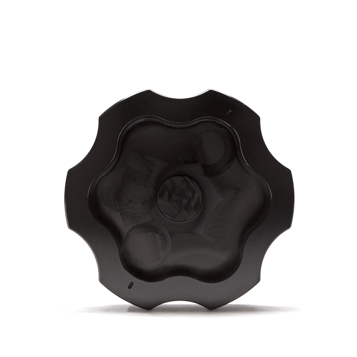 2017-2026 Powerstroke Billet Aluminum Power Steering Reservoir Cap, Black Anodized - Wehrli Custom Fabrication