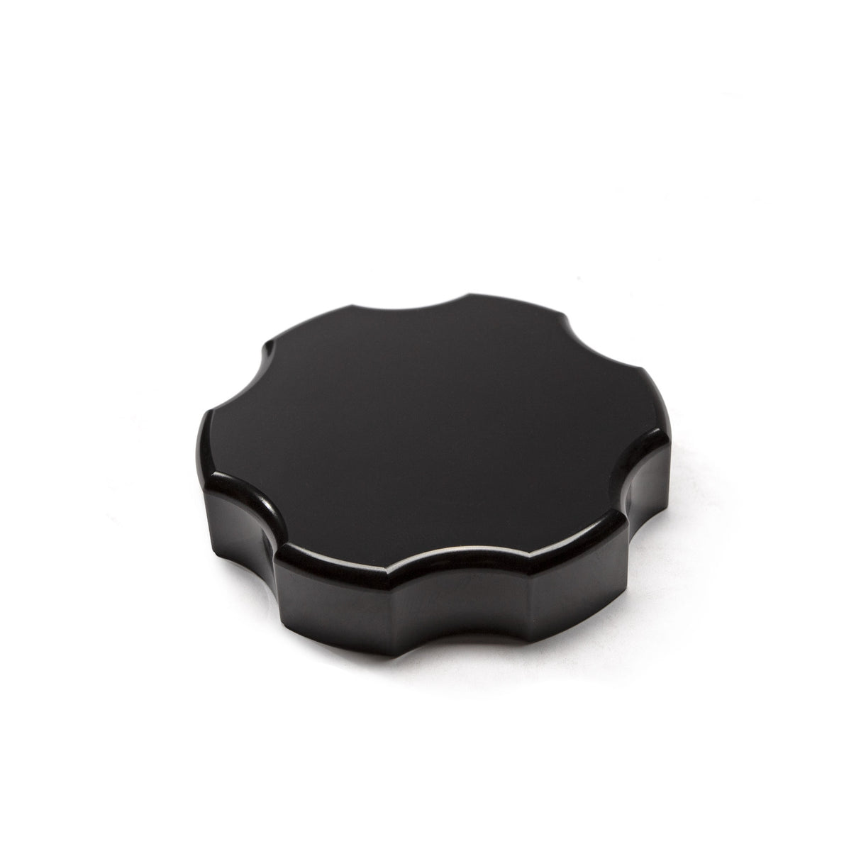2017-2026 Powerstroke Billet Aluminum Power Steering Reservoir Cap, Black Anodized - Wehrli Custom Fabrication