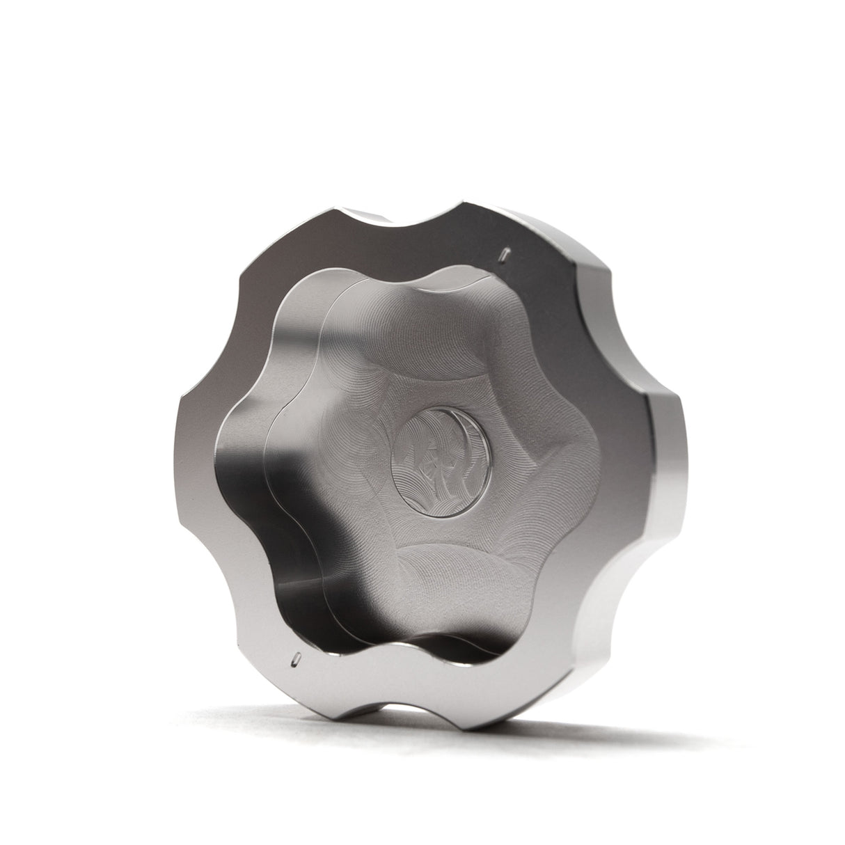 2017-2026 Powerstroke Billet Aluminum Power Steering Reservoir Cap, Clear Anodized - Wehrli Custom Fabrication