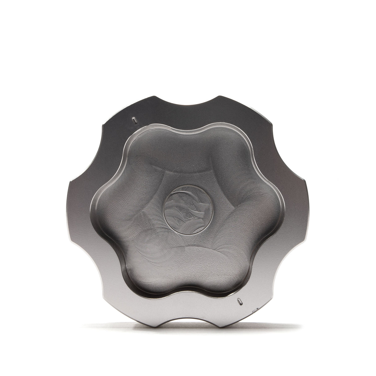 2017-2026 Powerstroke Billet Aluminum Power Steering Reservoir Cap, Clear Anodized - Wehrli Custom Fabrication