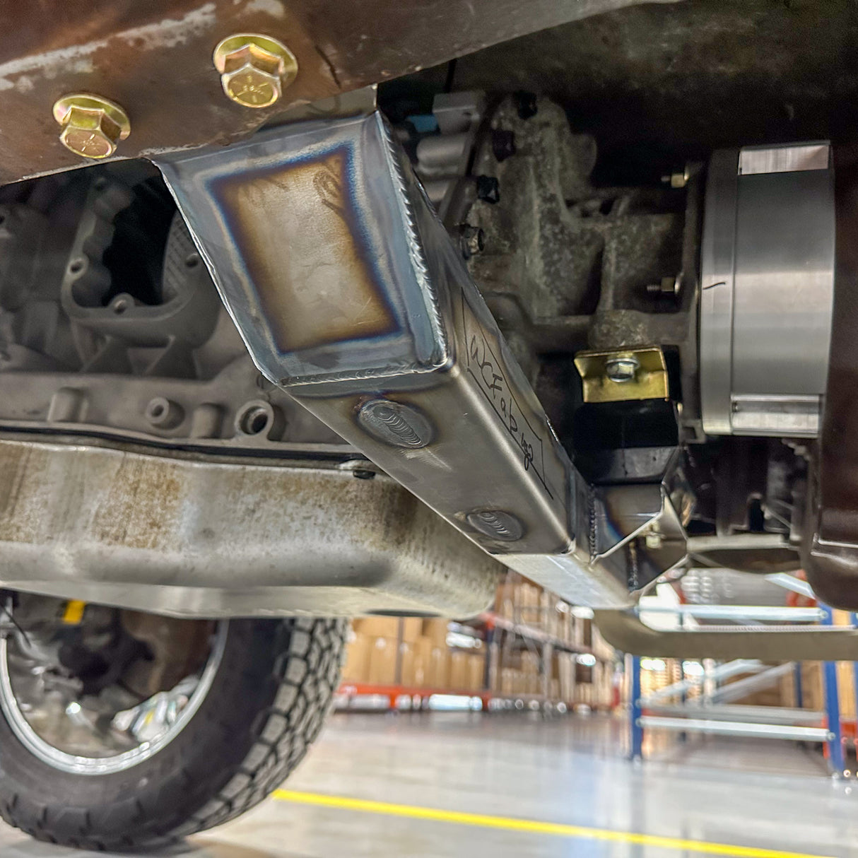1973-1987 GM Square Body Duramax Swap Transmission Crossmember Kit - Wehrli Custom Fabrication