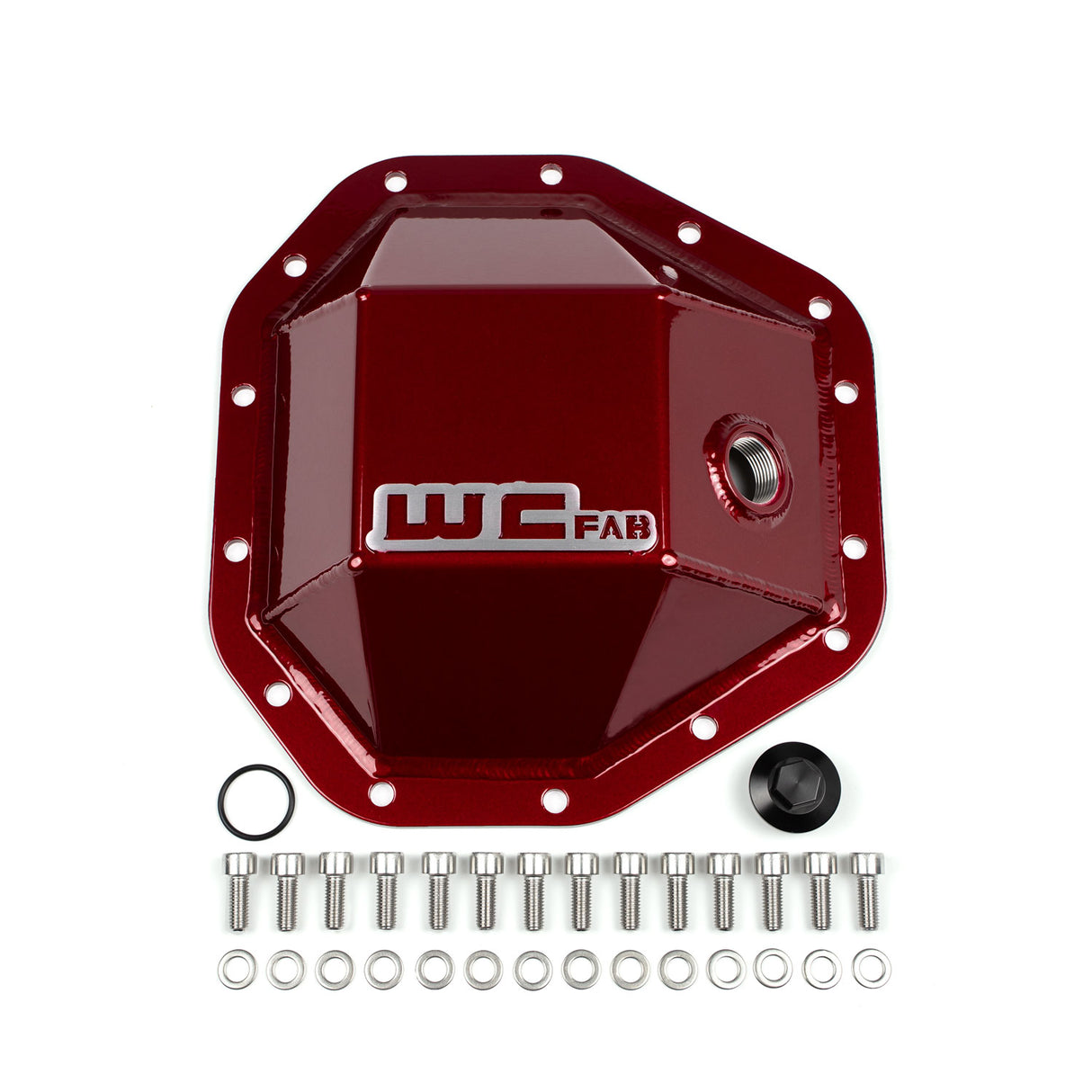 2017-2024 Powerstroke Ford Dana M275 14 Bolt Rear Differential Cover - Wehrli Custom Fabrication