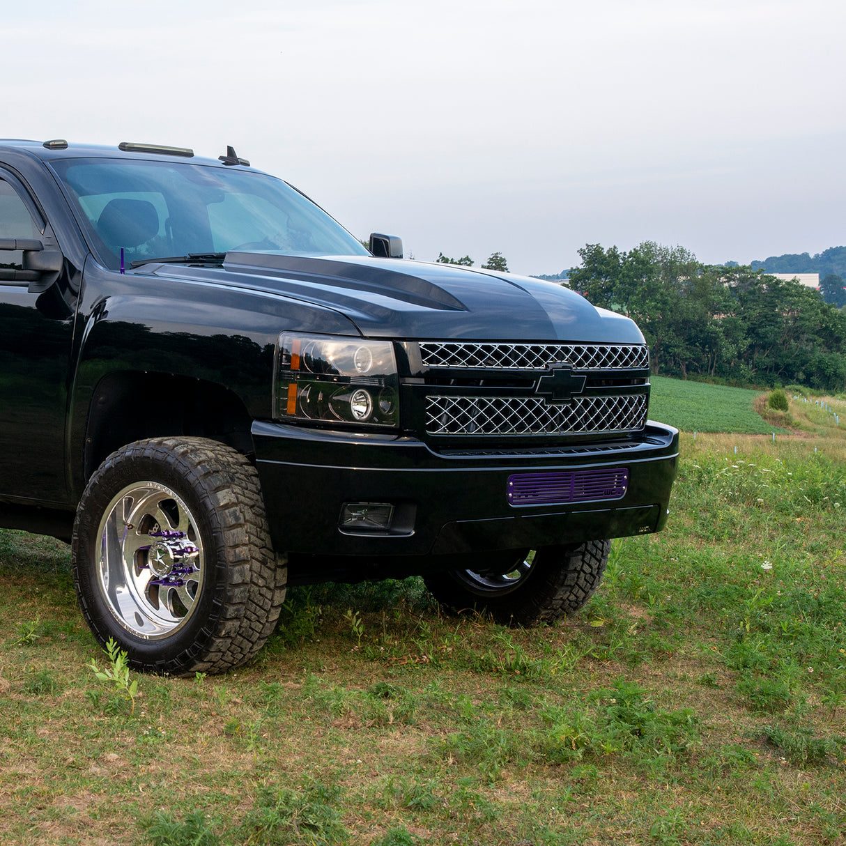2011-2014 Duramax Front Bumper Valance Filler Panel Kit, Without Tow Hook Holes - Wehrli Custom Fabrication