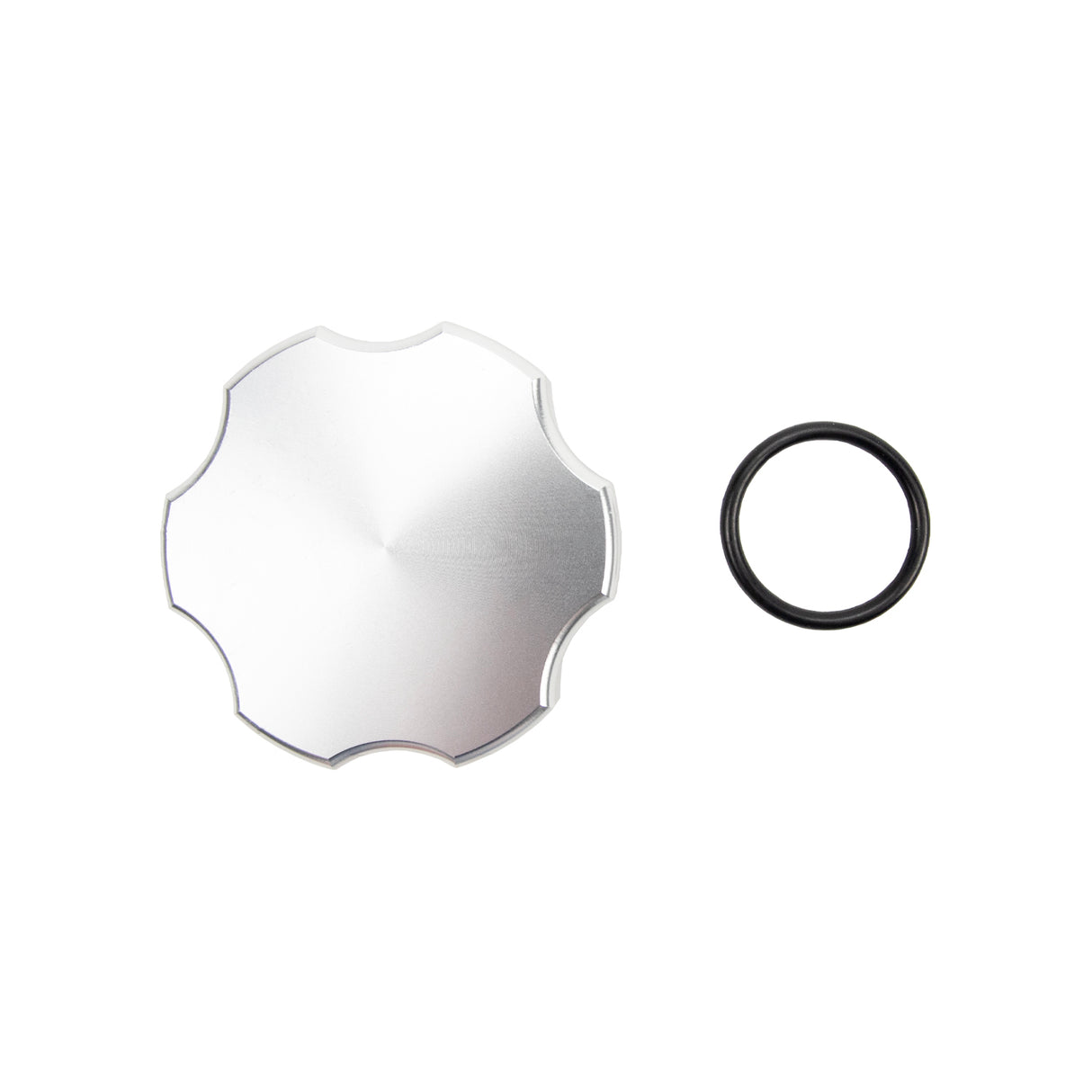 2011-2025 Powerstroke Billet Aluminum Clear Anodized Oil Fill Cap - Wehrli Custom Fabrication