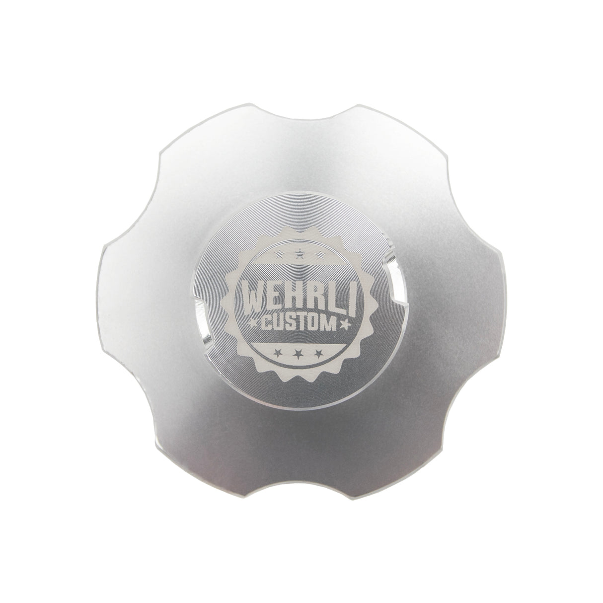 2011-2025 Powerstroke Billet Aluminum Clear Anodized Oil Fill Cap - Wehrli Custom Fabrication