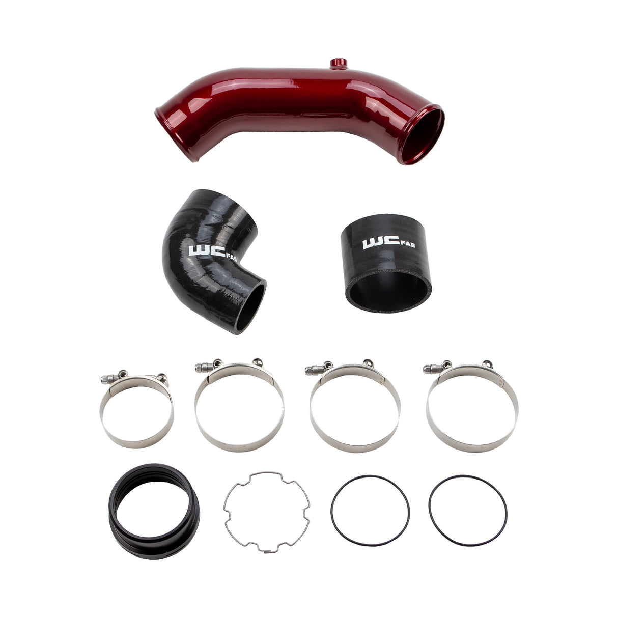 2017-2025 Powerstroke 3.5" Cold Side Intercooler Pipe Kit - Wehrli Custom Fabrication